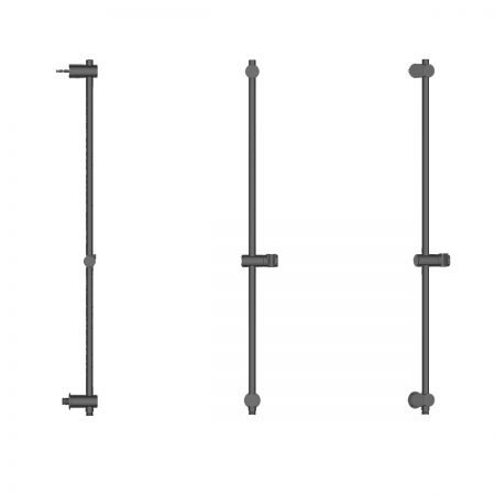 Oltens Alling drążek prysznicowy 90 cm grafit 37301400