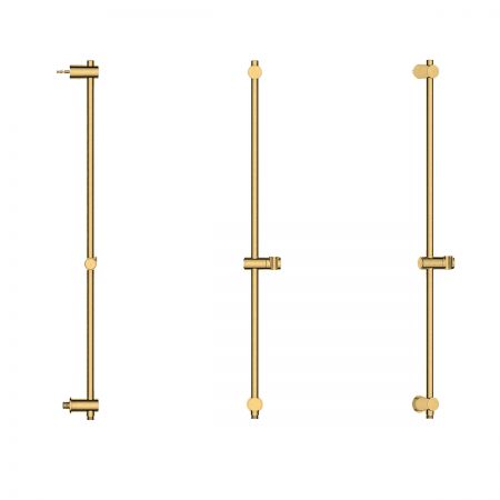 Oltens Alling drążek prysznicowy 90 cm złoto szczotkowane 37301810