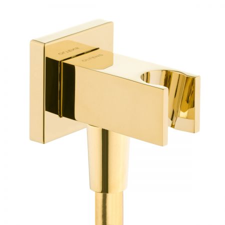 Oltens Gota concealed installation bath and shower set, glossy gold 36605800