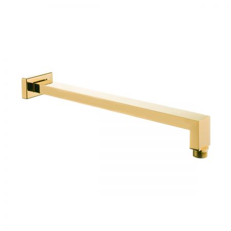 Oltens Lagan (S) rain shower head arm 40 cm rectangular gold gloss 39401800