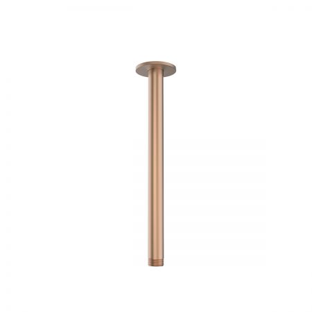 Oltens Aera ramię prysznicowe sufitowe 25 cm miedź szczotkowana 39404610