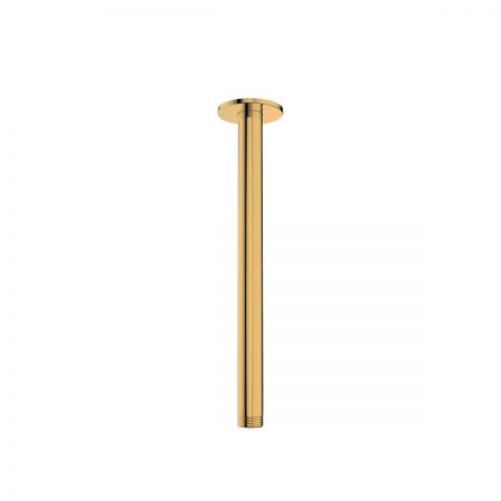 Oltens Aera ramię prysznicowe sufitowe 25 cm złoty połysk 39404800