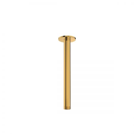 Oltens Aera ramię prysznicowe sufitowe 15 cm złoty połysk 39405800