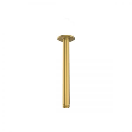 Oltens Aera ramię prysznicowe sufitowe 15 cm złoto szczotkowane 39405810