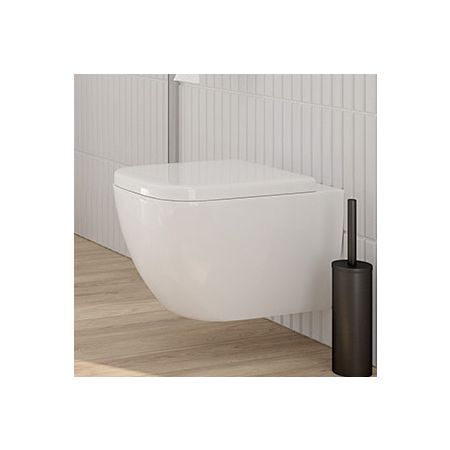 Set Oltens Vernal závěsná WC mísa PureRim s prkénkem s pomalým sklápěním 42006000
