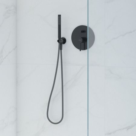 Oltens Ronneby Brauseschlauch 160 cm Schwarz matt 37201300