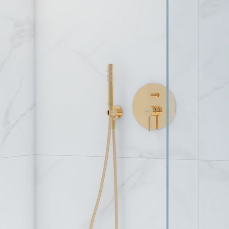 Oltens Ume showerhead gold gloss 37102800