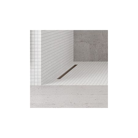 Oltens Langan Slim odpływ prysznicowy liniowy 60 cm miedź połysk/miedź szczotkowana 30009610