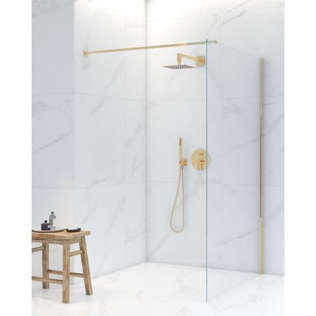 Oltens Vindel (S) Lagan (S) rainshower 30 cm square with wall-mounted arm gold gloss 36014800