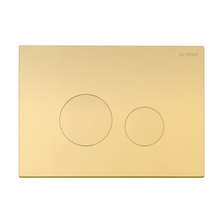Oltens Lule Toiletten-Spülknopf gold glänzend 57102800
