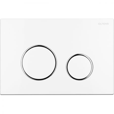 Oltens Lule WC flush button white/chrome 57104000