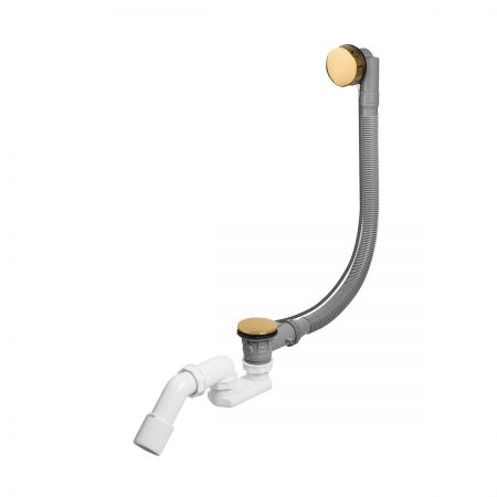 Oltens Oster automatic bath siphon with a knob gold gloss 03001800
