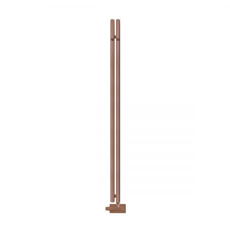 Oltens Stang bathroom radiator 180x9.5cm, brushed copper 55010610