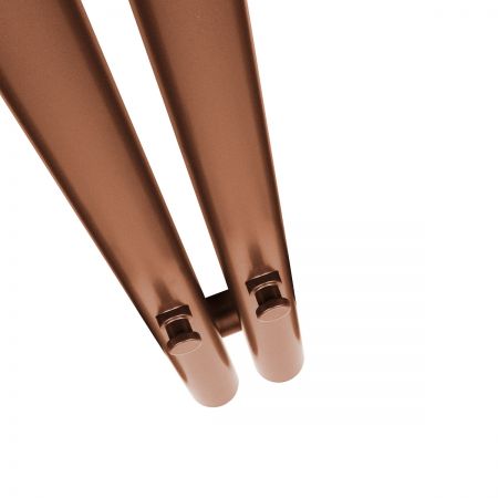 Oltens Stang bathroom radiator 180x9.5cm, brushed copper 55010610