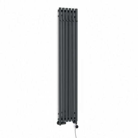 Oltens Stang bathroom radiator 180x31.5cm, graphite 55018400