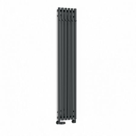 Oltens Stang bathroom radiator 180x31.5cm, graphite 55018400