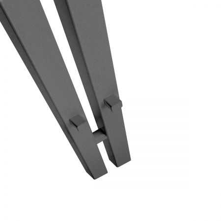 Oltens Stang (S) bathroom radiator 180x8cm, graphite 55023400