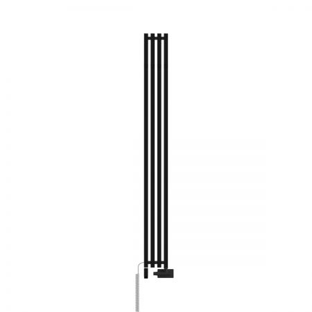 Oltens Stang (S) koupelnový radiátor 180x18cm, matná černá 55025300