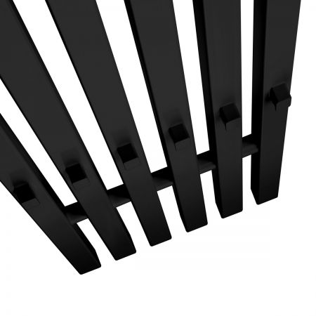 Oltens Stang (S) koupelnový radiátor 180x28 cm, matná černá 55027300