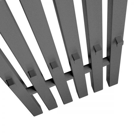 Oltens Stang (S) koupelnový radiátor 180x28 cm, grafit 55027400