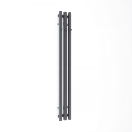 Oltens Stang bathroom radiator 120x15cm, graphite 55031400
