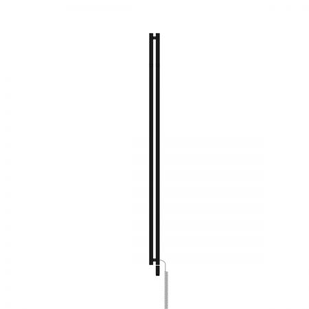 Oltens Stang S (e) koupelnový radiátor 180x8 cm, elektrické, matná černá 55123300