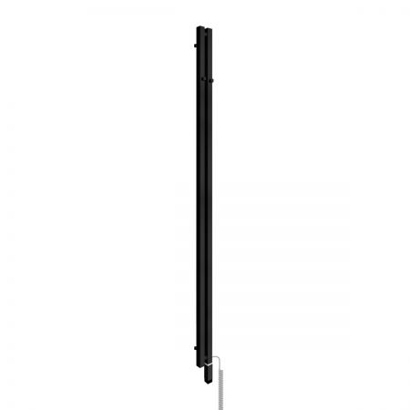 Oltens Stang S (e) koupelnový radiátor 180x8 cm, elektrické, matná černá 55123300