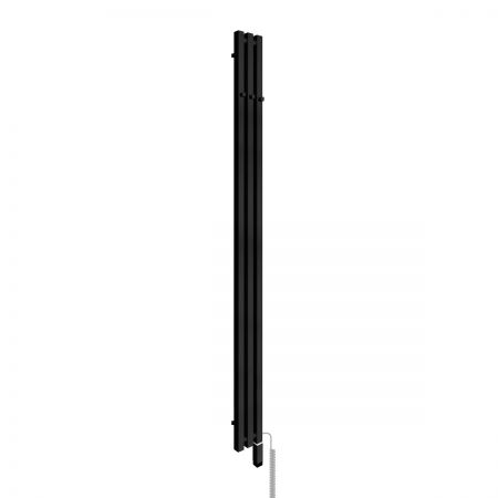 Oltens Stang S (e) koupelnový radiátor 180x13 cm, elektrické, matná černá 55124300