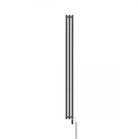 Oltens Stang S (e) koupelnový radiátor 180x13 cm, elektrické, grafit 55124400