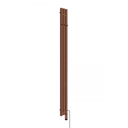 Oltens Stang S (e) koupelnový radiátor 180x13 cm, elektrické, měď kartáčovaná 55124610