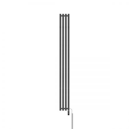 Oltens Stang S (e) koupelnový radiátor 180x18 cm, elektrické, grafit 55125400
