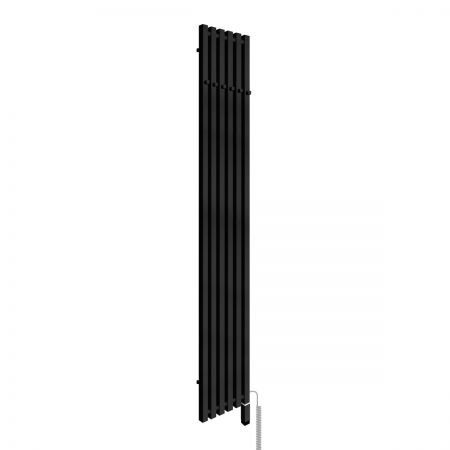 Oltens Stang S (e) koupelnový radiátor 180x28 cm, elektrické, matná černá 55127300