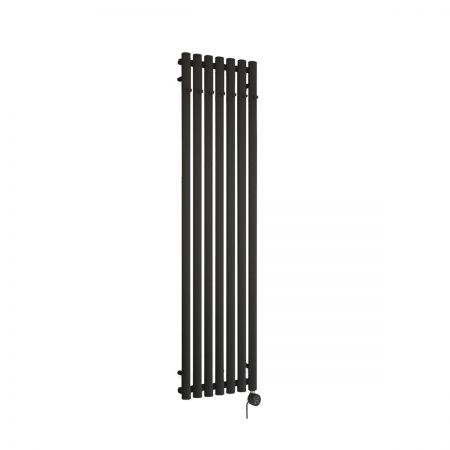 Oltens Stang (e) grzejnik elektryczny 150 x 37 cm czarny mat 55128300