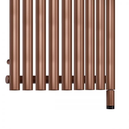 Oltens Stang (e) koupelnový radiátor 180x48 cm elektrický, měď kartáčovaná 55130610