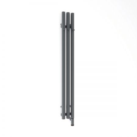 Oltens Stang (e) bathroom radiator 120x15 cm, electric, graphite 55131400