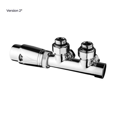 Oltens Varmare Ventil integrated radiator thermostatic set left chrome finish 55901100