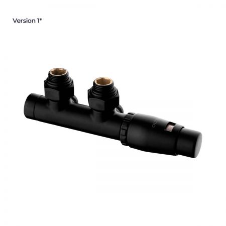 Oltens Varmare Ventil integrated radiator thermostatic set right matte black 55902300