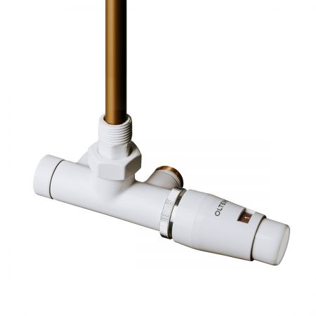 Oltens Varmare Ventil single-hole thermostatic set for radiators, right-hand type, white 55906000