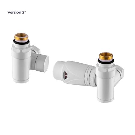 Oltens Varmare Ventil thermostatic set for radiators with a tee connector, right-hand type, white 55914000