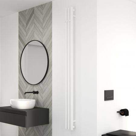 Oltens Stang grzejnik łazienkowy 180x15 cm biały 55011000