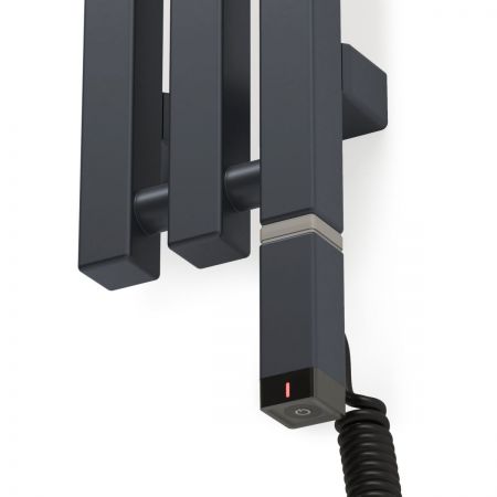 Oltens Stang S (e) koupelnový radiátor 180x13 cm, elektrické, grafit 55124400