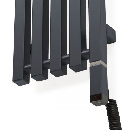 Oltens Stang S (e) koupelnový radiátor 180x23 cm, elektrické, grafit 55126400