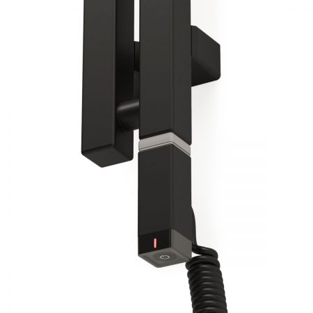 Oltens Stang S (e) koupelnový radiátor 180x8 cm, elektrické, matná černá 55123300