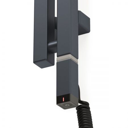 Oltens Stang S (e) koupelnový radiátor 180x8 cm, elektrické, grafit 55123400