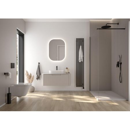 Oltens Stang (S) koupelnový radiátor 180x18cm, grafit 55025400