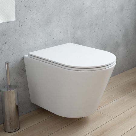 Oltens Jog wandmontiertes Toilettenbecken weiß 42101000