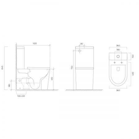 Oltens Jog Stille kompakt miska WC spłukiwanie wirowe biały 44000000