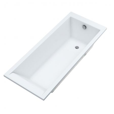Oltens Langfoss rectangular 150x70 cm bathtub, acrylic, matte white 10002900