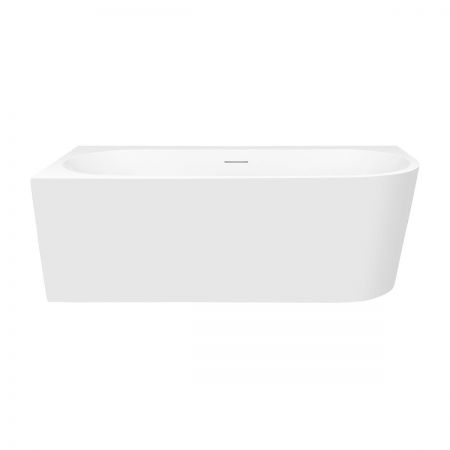 Oltens Hulda corner bathtub 160x75 cm left acrylic white gloss 11003000