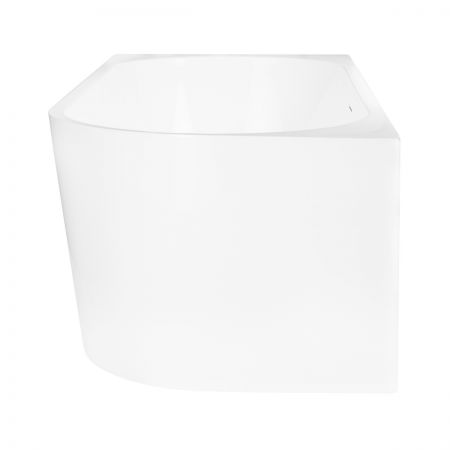 Oltens Delva free-standing corner bathtub 150x75 cm, left, white 11007000